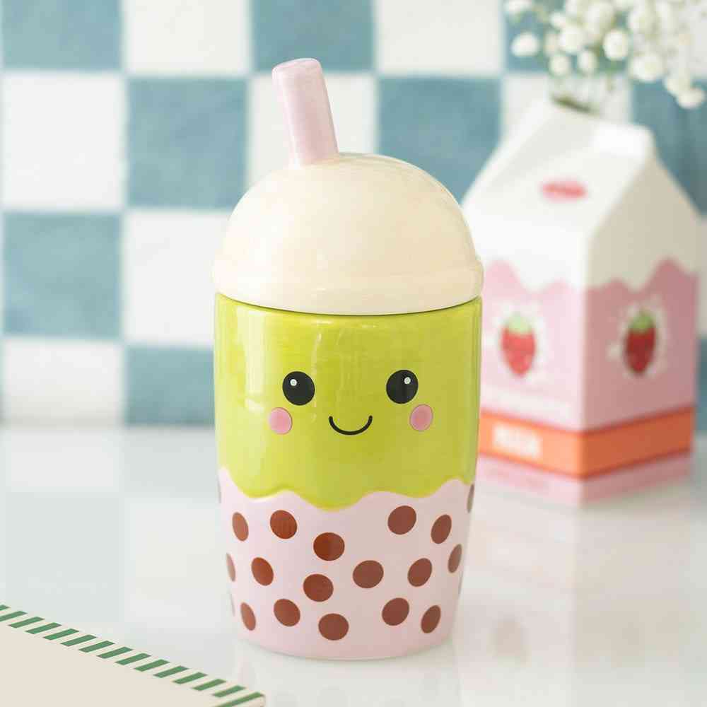 Something Different - Kawaii Bubble Tea Wax Warmer Oil burner - Multicolours